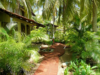 Bungalows and gardens